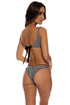 Luli Fama Luli Cheetah Scoop Neck Drawstring Top